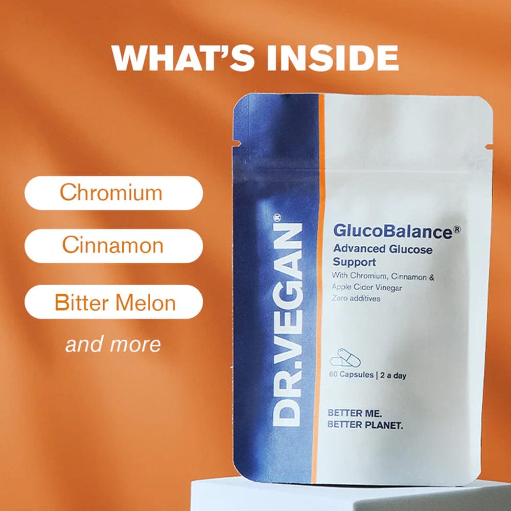 DR.VEGAN Vitamins & Supplements DR.VEGAN GlucoBalance 60 Capsules