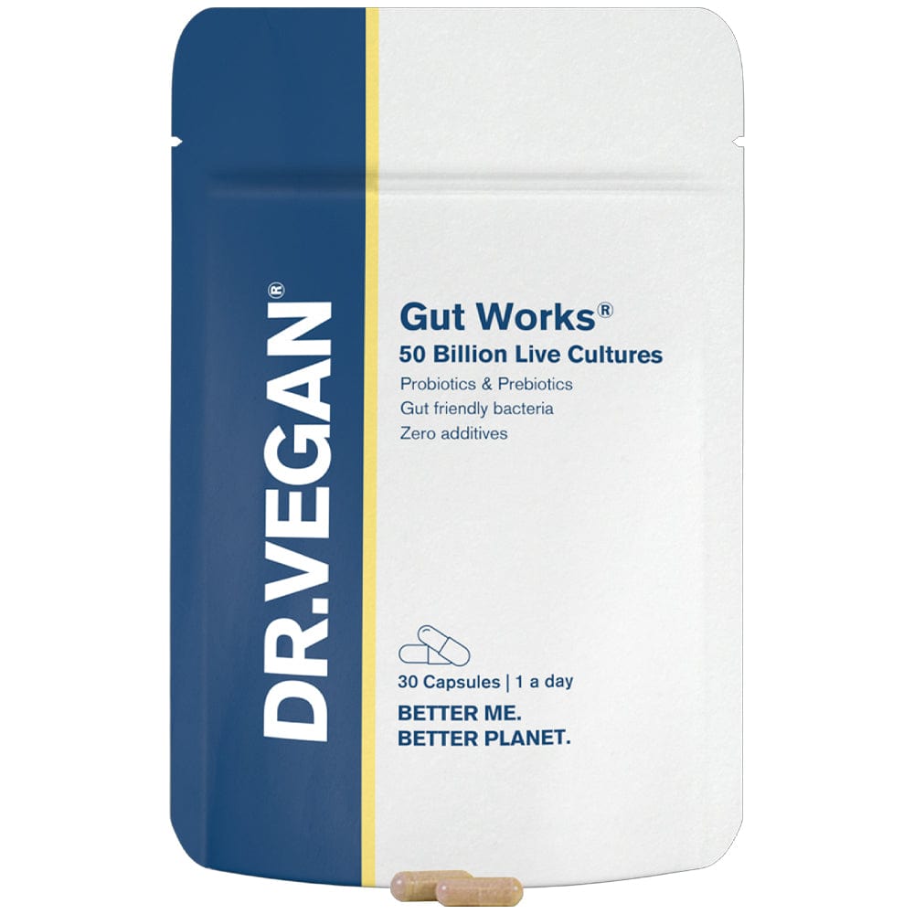 DR.VEGAN Vitamins & Supplements DR.VEGAN Gut Works 30 Capsules