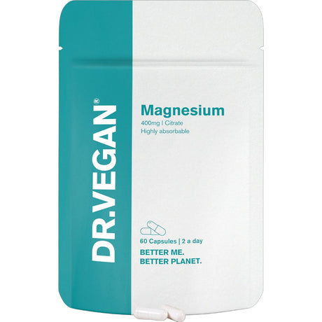 DR.VEGAN Vitamins & Supplements DR.VEGAN Magnesium 400mg 60 Capsules