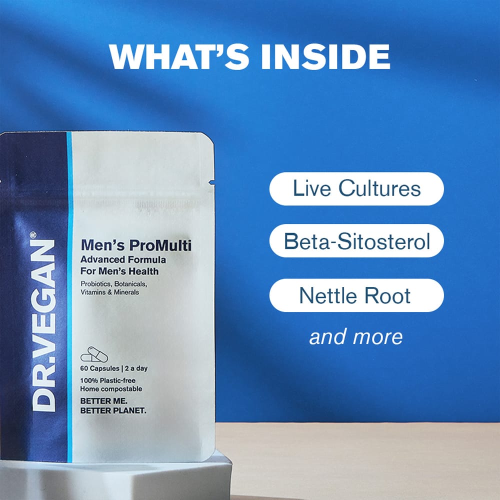 DR.VEGAN Vitamins & Supplements DR.VEGAN Men's ProMulti 60 Capsules