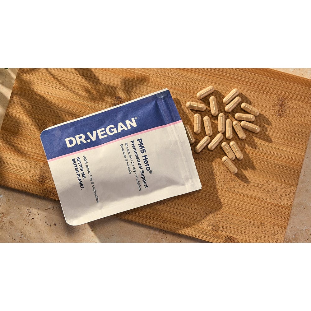 DR.VEGAN Vitamins & Supplements DR.VEGAN PMS HERO Premenstrual Support 60 Capsules