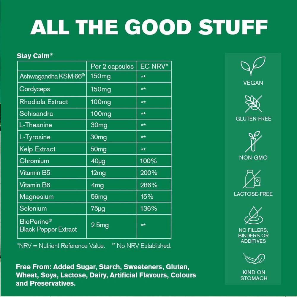 DR.VEGAN Vitamins & Supplements DR.VEGAN Stay Calm 60 Capsules