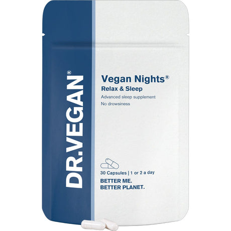 DR.VEGAN Vitamins & Supplements DR.VEGAN Vegan Nights Relax & Sleep 30 Capsules