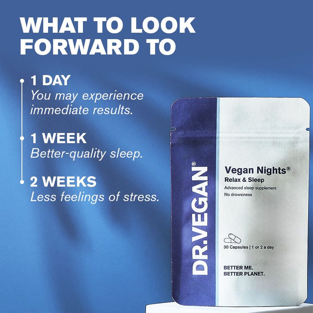 DR.VEGAN Vitamins & Supplements DR.VEGAN Vegan Nights Relax & Sleep 30 Capsules