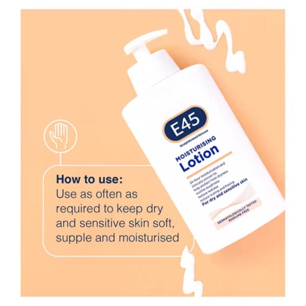 E45 Moisturising lotion E45 Moisturising Lotion For Dry & Sensitive Skin 500ml