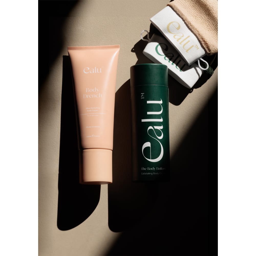 Ealu skincare set Ealu Buff & Drench Duo