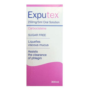 You added <b><u>Exputex Oral Solution 300ml</u></b> to your cart.