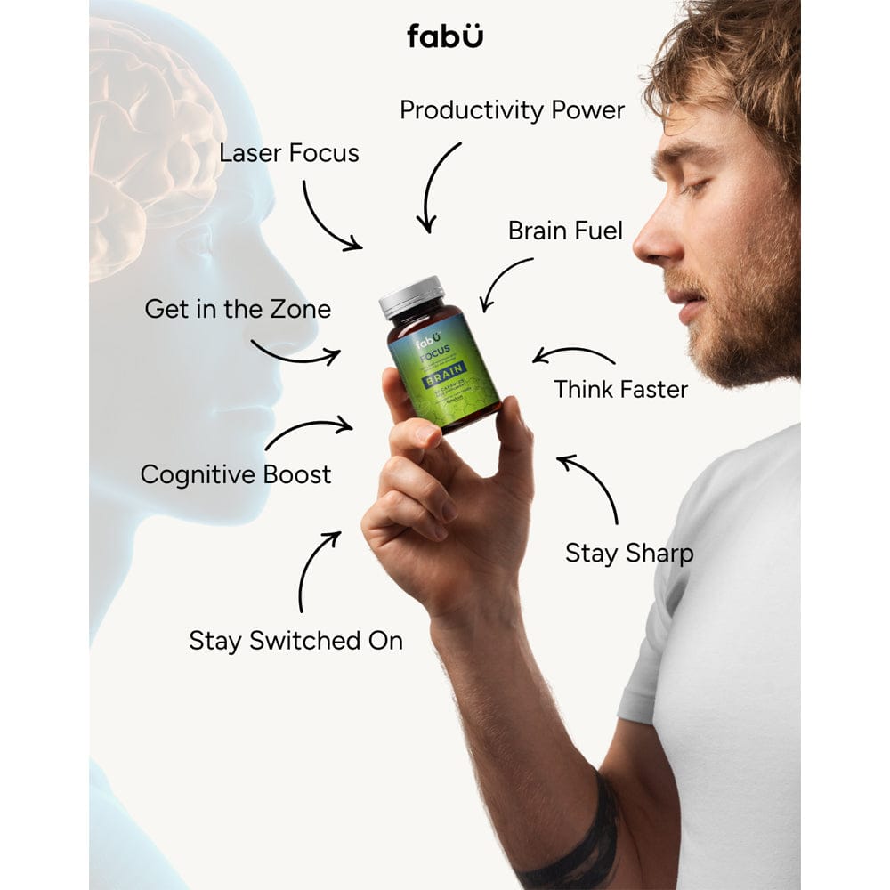 fabÜ Vitamins & Supplements fabÜ FOCUS BRAIN 60 Capsules