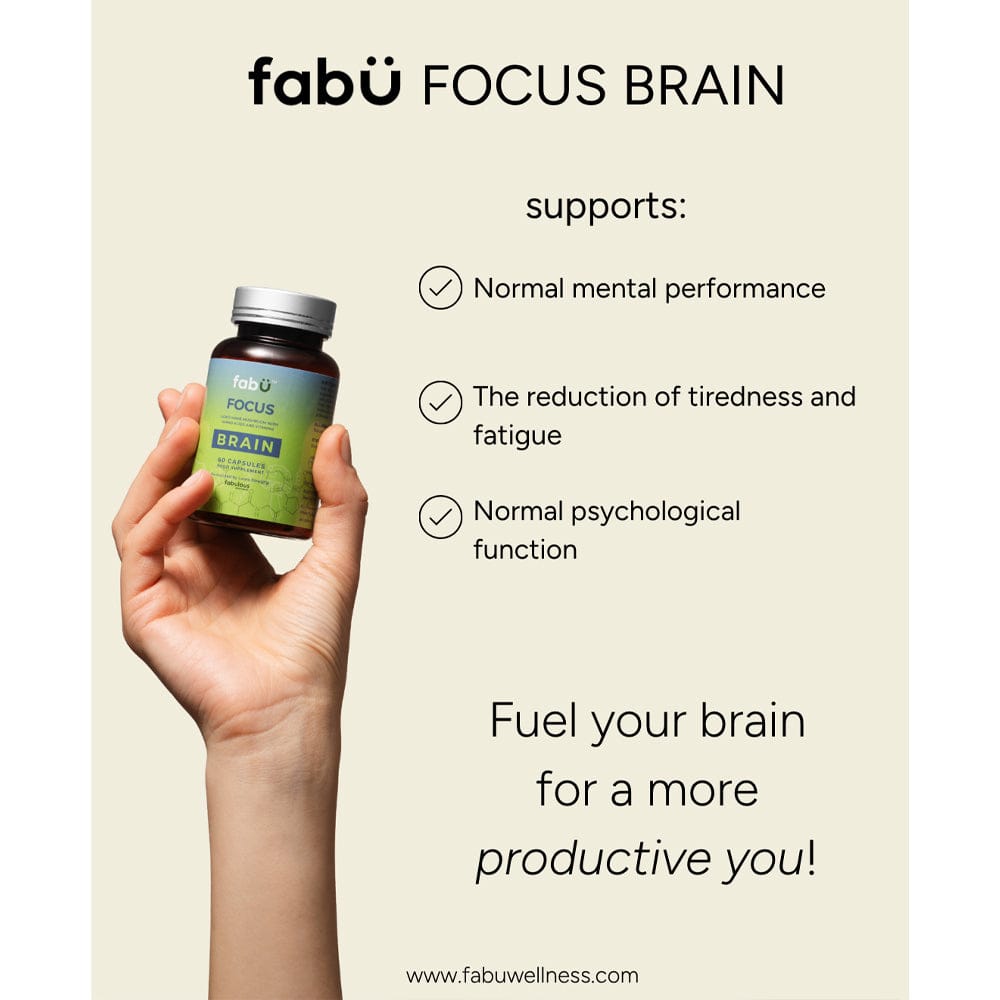 fabÜ Vitamins & Supplements fabÜ FOCUS BRAIN 60 Capsules