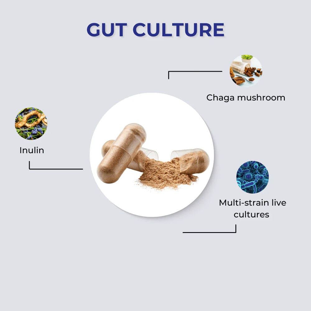 fabÜ Vitamins & Supplements fabÜ Gut Culture 60 Capsules