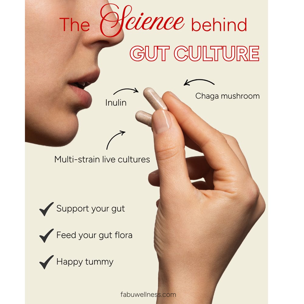 fabÜ Vitamins & Supplements fabÜ Gut Culture 60 Capsules