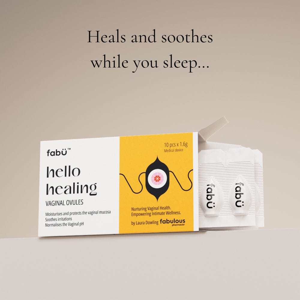 fabÜ Vainal Ovules fabÜ Hello Healing Vaginal Ovules