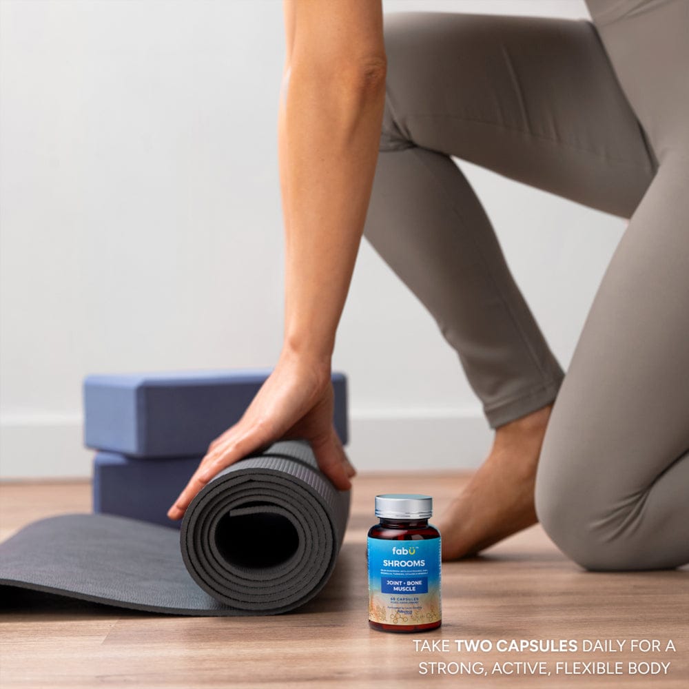 fabÜ Vitamins & Supplements fabÜ Shrooms Joint Bone Muscle Capsules 60 Capsules