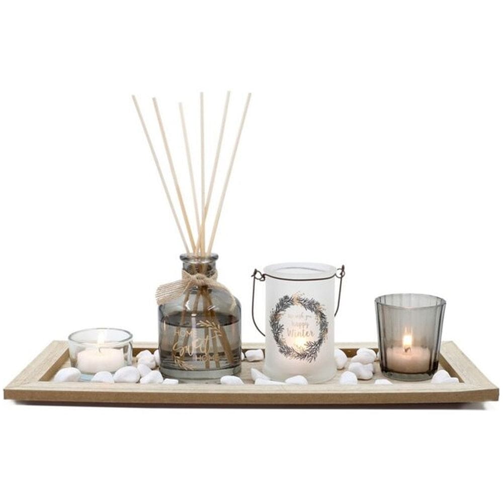 Koopman Candle Holder Festive Fragrance Gift Set