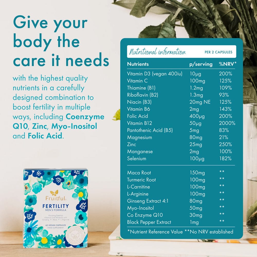Fruitful Vitamins & Supplements Fruitful Fertility – Mens Formula