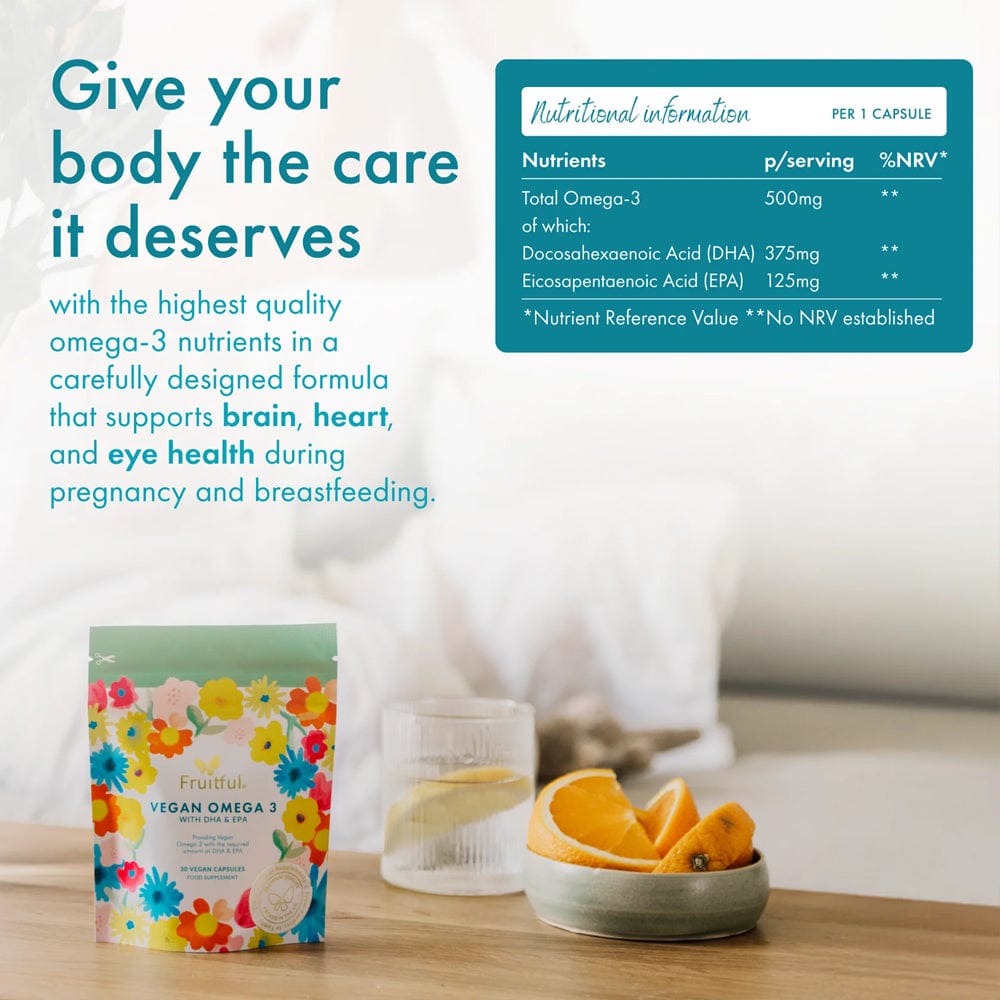 Fruitful Vitamins & Supplements Fruitful Fertility Vegan Omega-3 with DHA & EPA