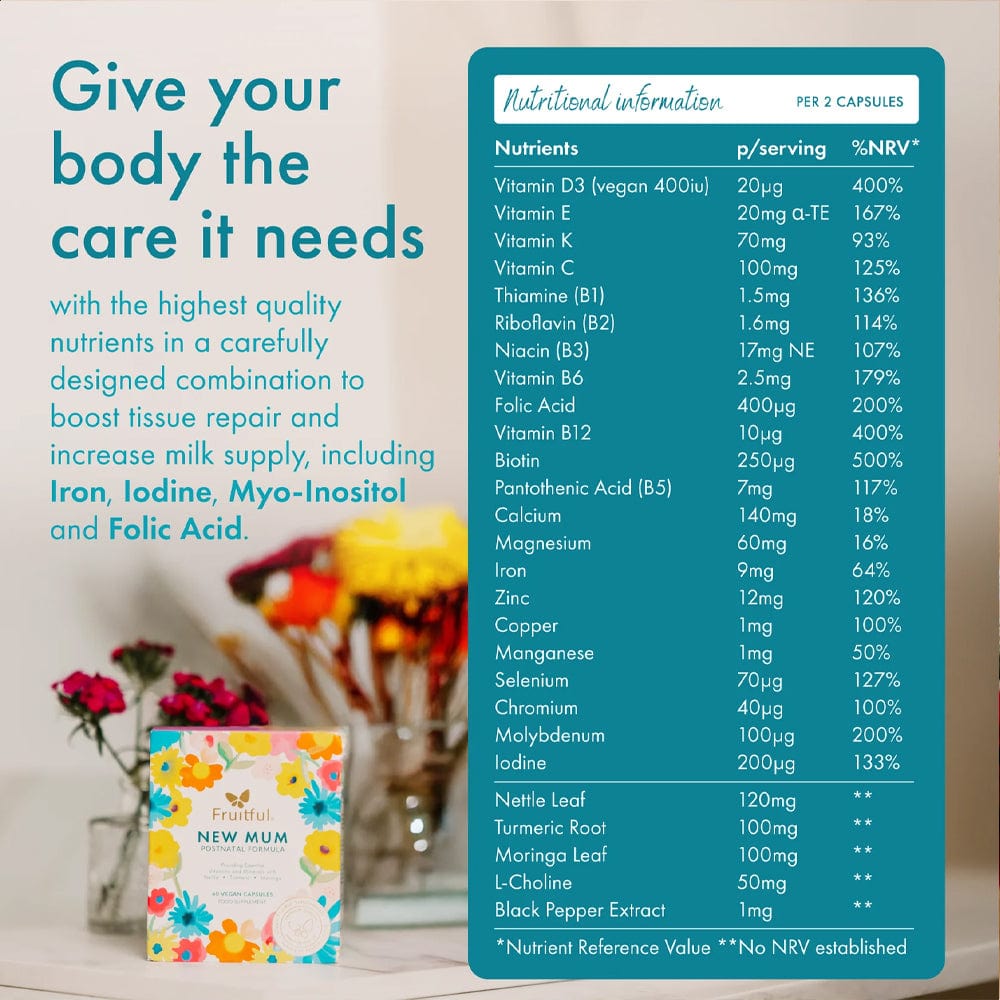 Meaghers Pharmacy Fruitful New Mum Postnatal Formula