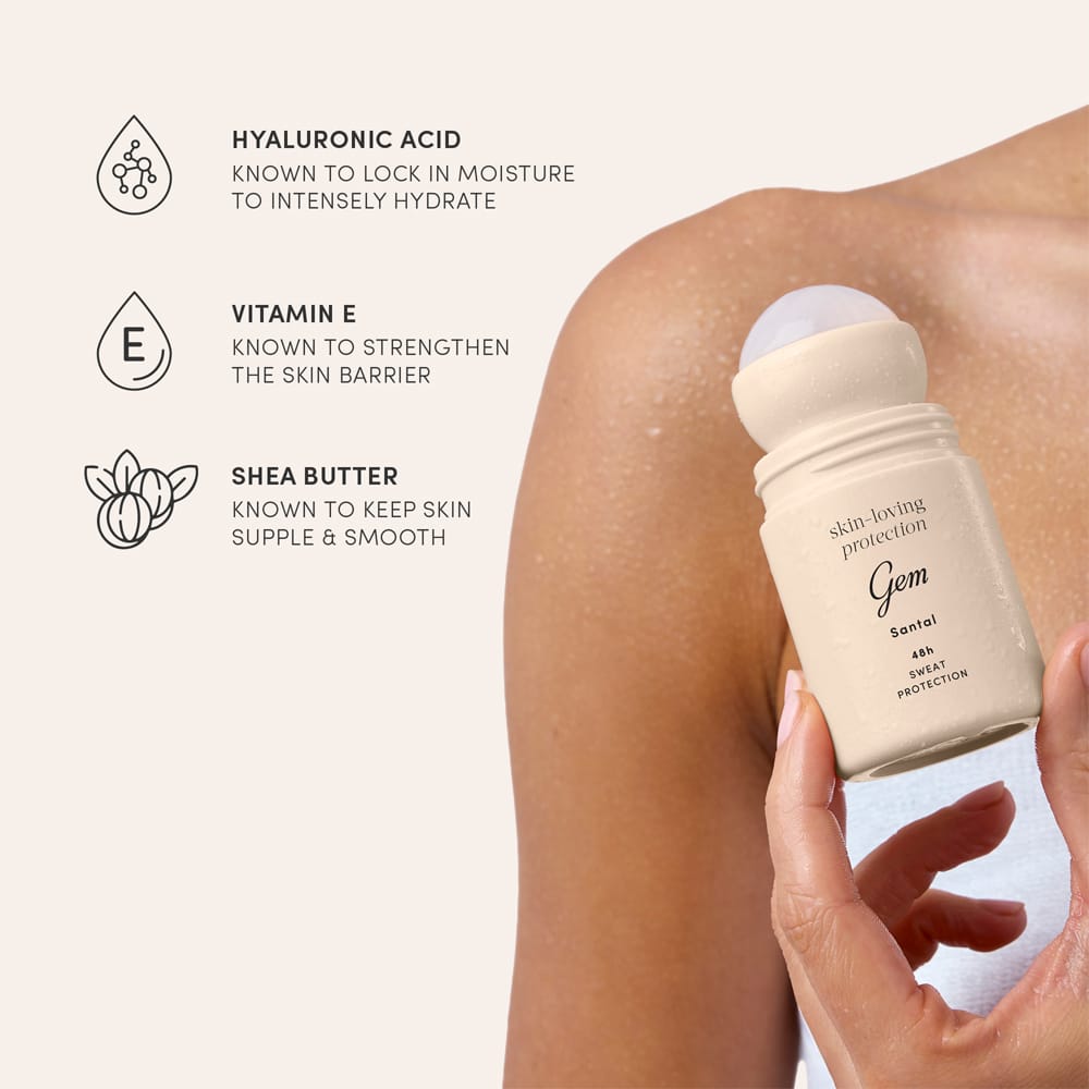 Gem Deodorant Gem Deodorant Roll-On Coconut Santal 50ml