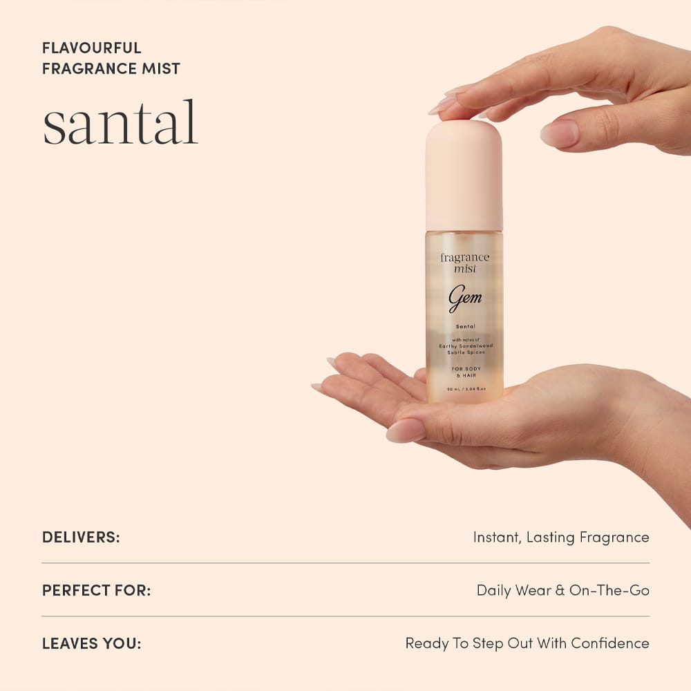 Gem Body Mist Gem Fragrance Mist Santal 90ml