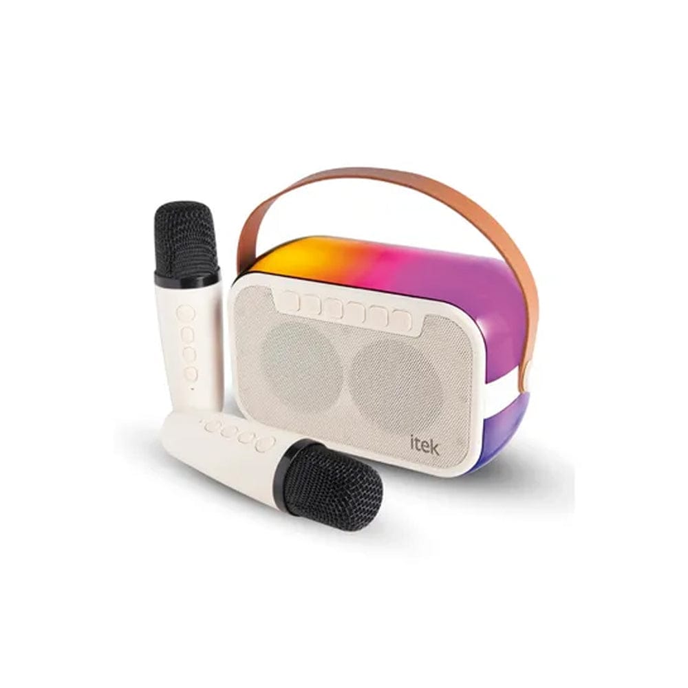 iTek Speaker Itek Portable BT Karaoke Speaker with 2 Microphones