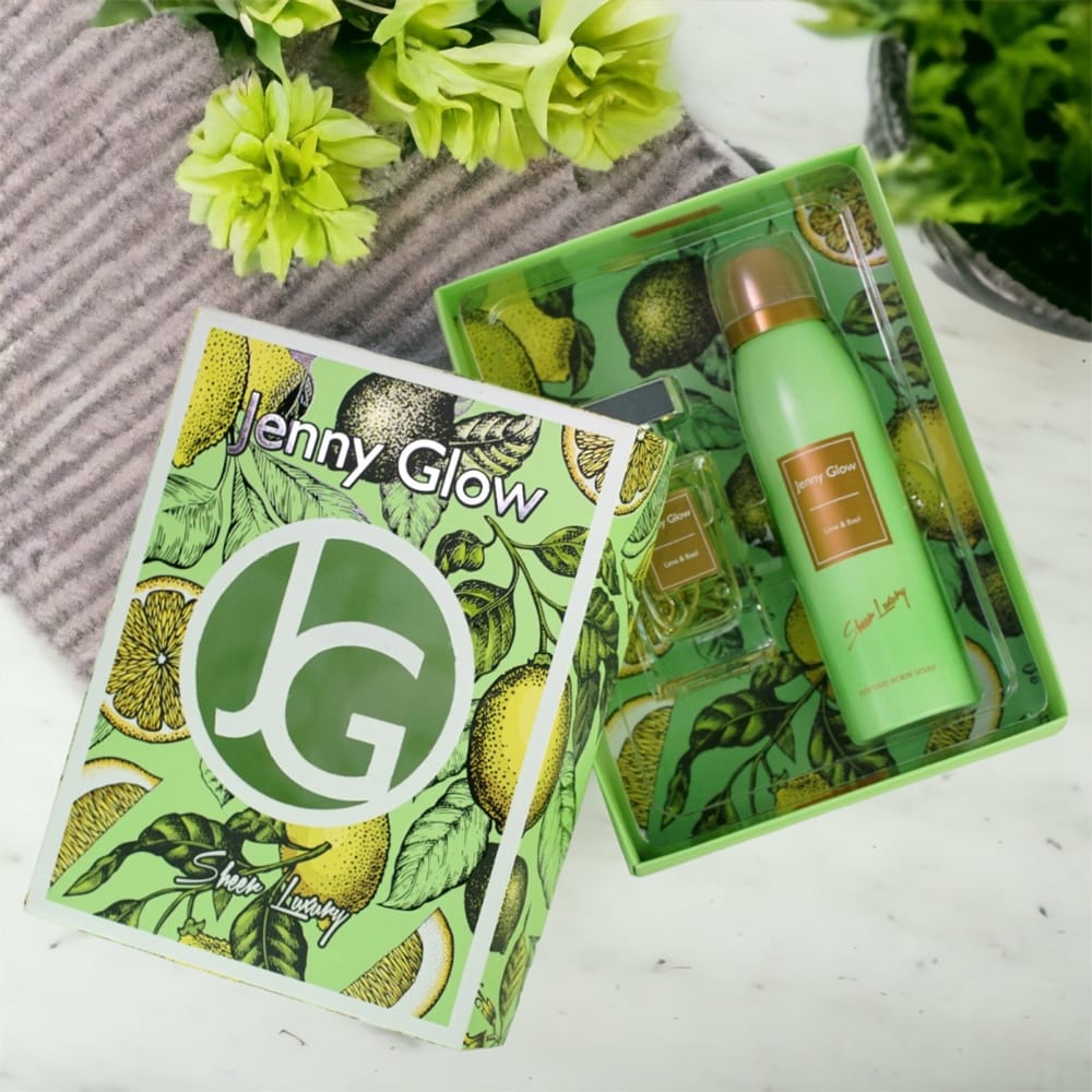 Jenny Glow Fragrance Set Jenny Glow Lime and Basil Eau de Parfum Gift Set