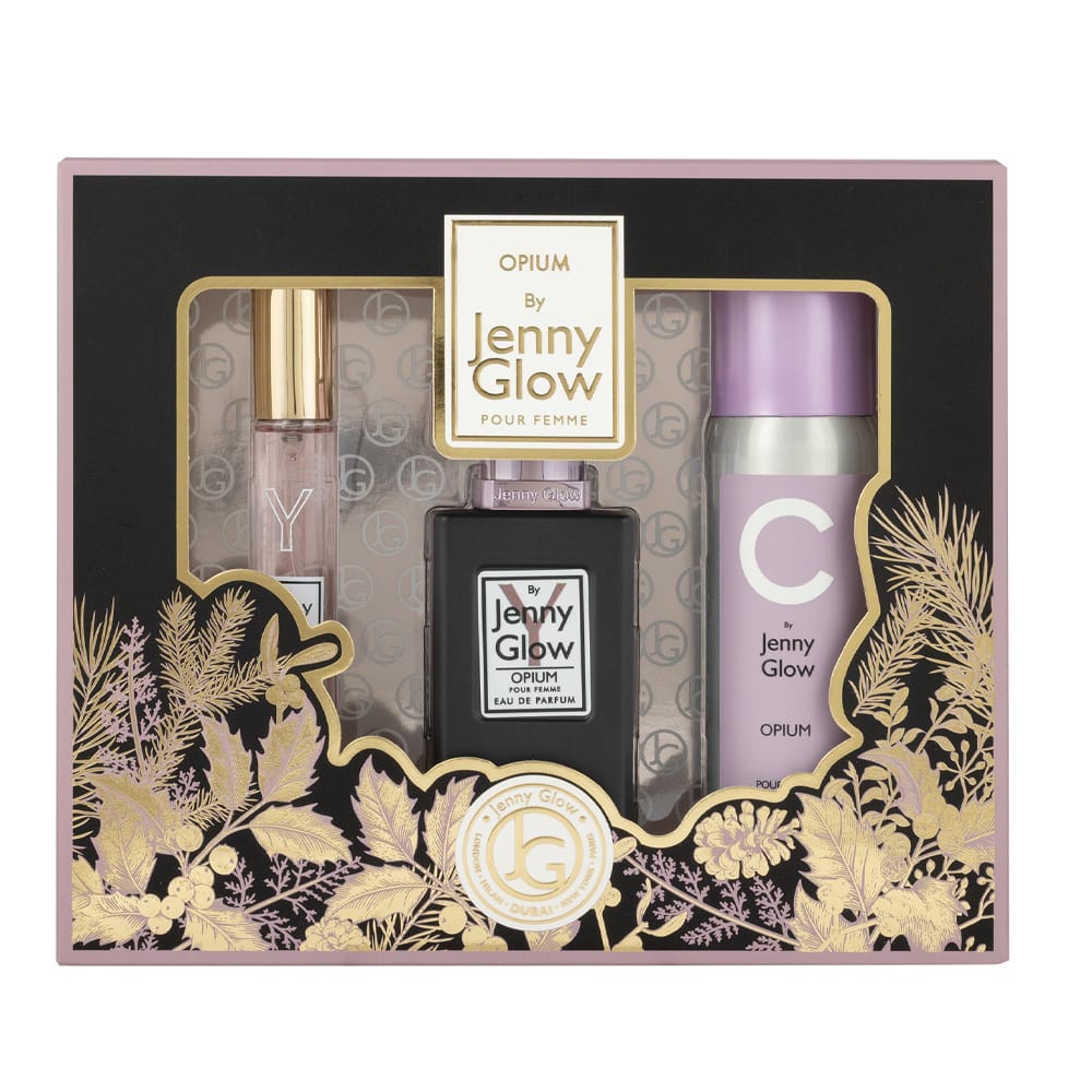 Jenny Glow Fragrance Set Jenny Glow Opium Pour Femme Gift Set