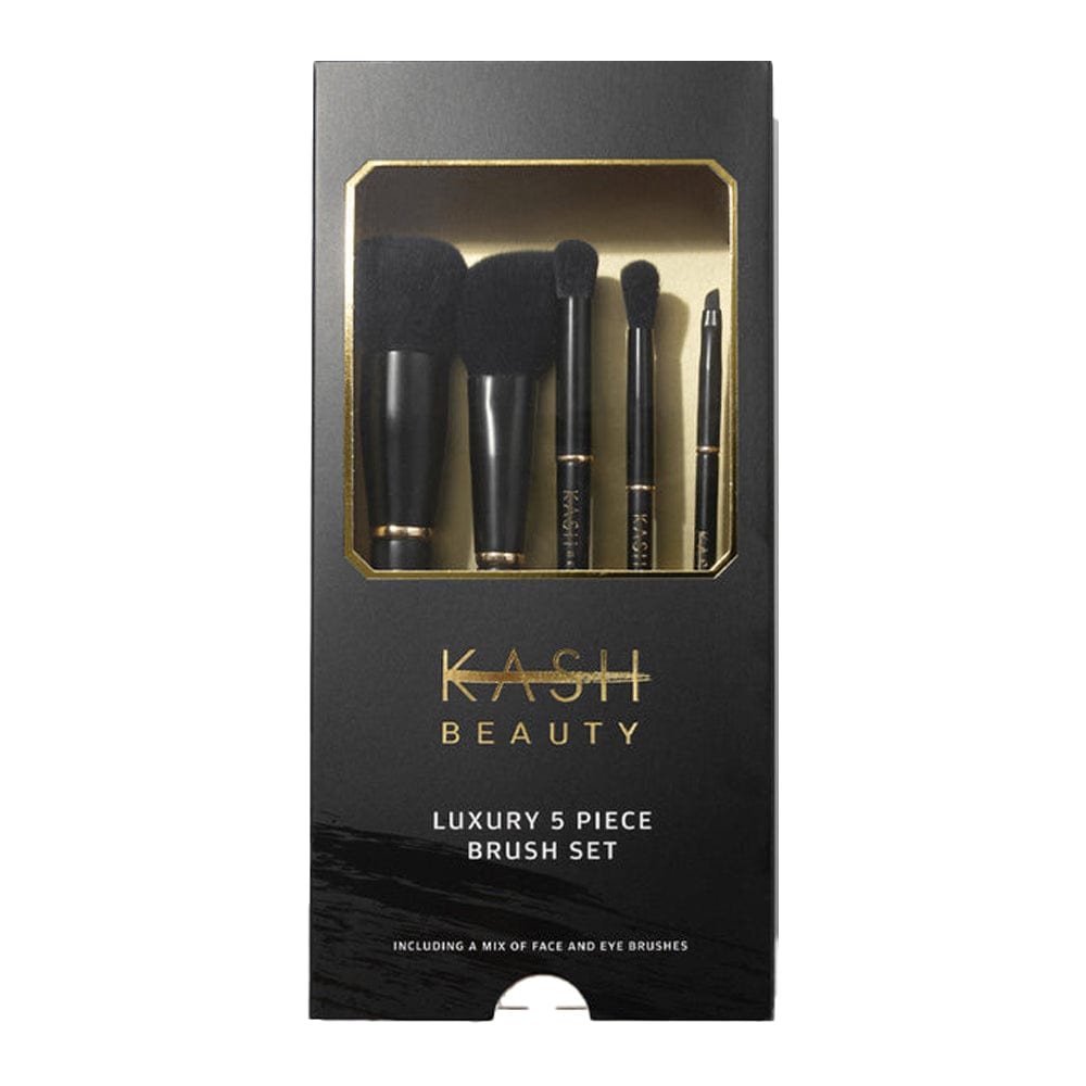 Kash Beauty Makeup Brush Kash Beauty Luxury 5 Piece Brush Set
