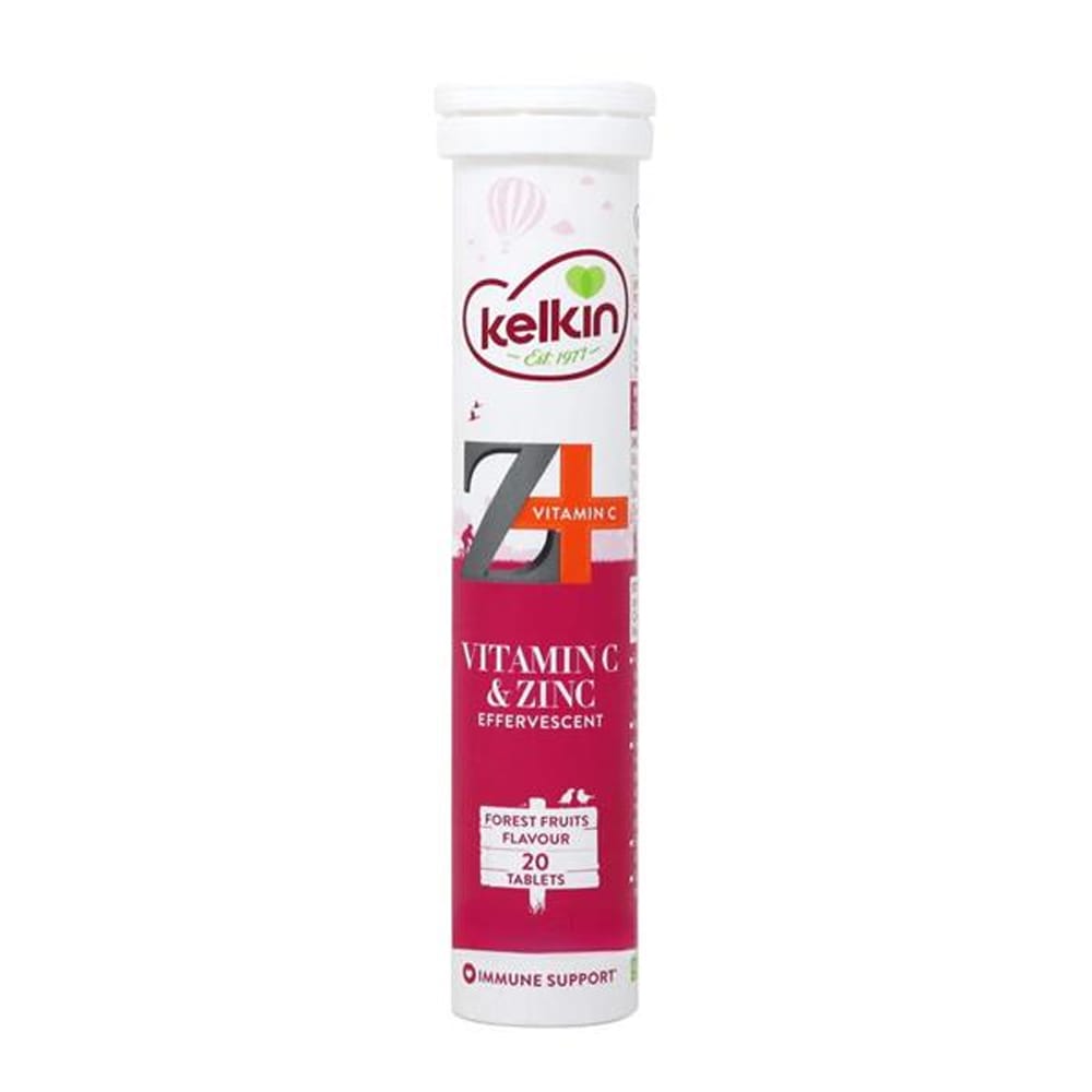 Kelkin Vitamins & Supplements Forest Fruits Kelkin Zinc and Vitamin C Effervescent 20 Tablets