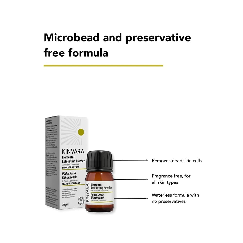 Kinvara Skincare Exfoliator Kinvara Elemental Exfoliating Powder 20g