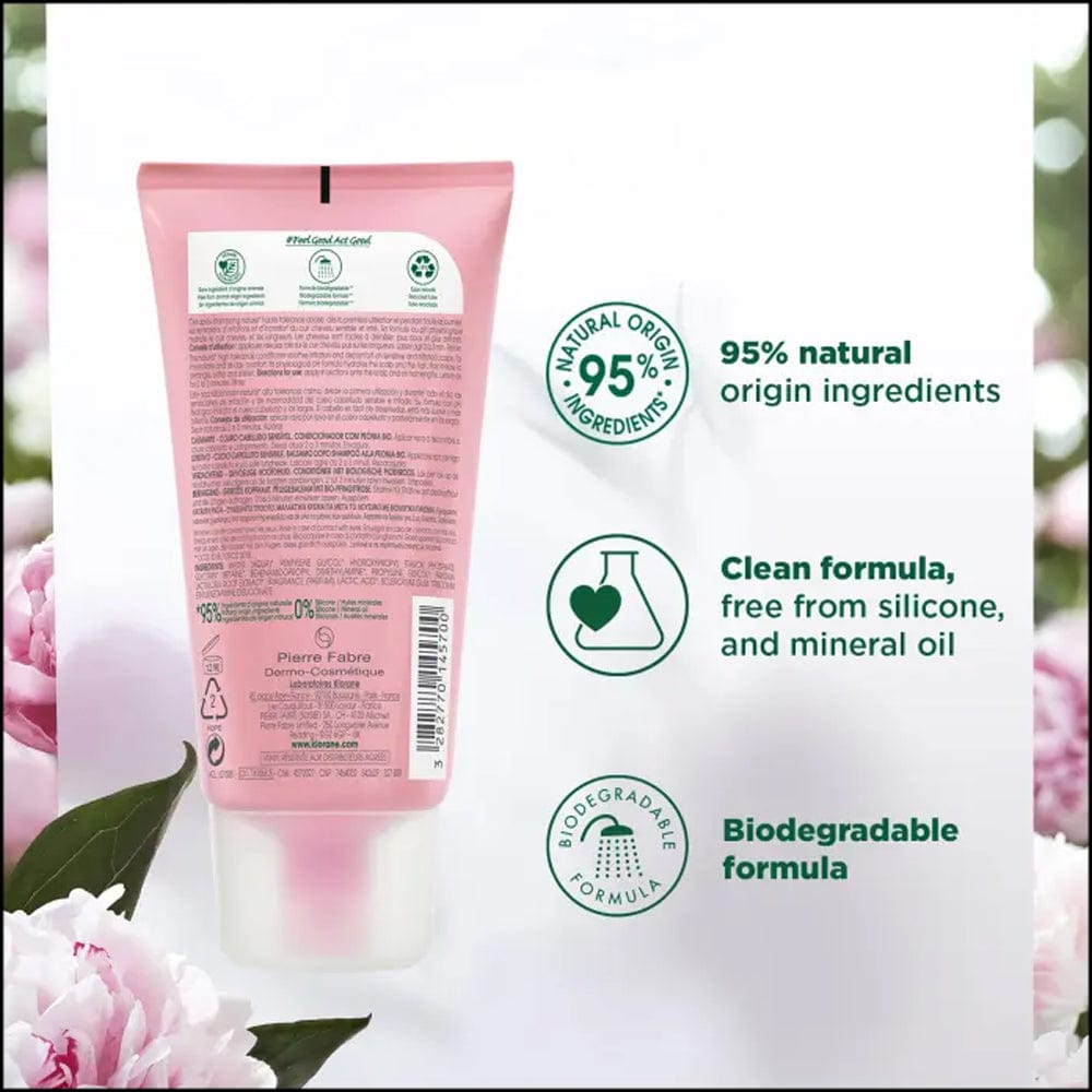 Klorane Conditioner Klorane Soothing Conditioner with Organic Peony 150ml Meaghers Pharmacy