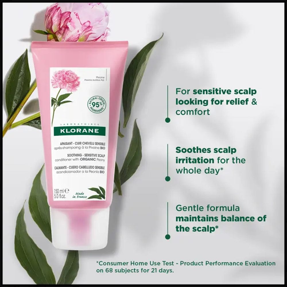 Klorane Conditioner Klorane Soothing Conditioner with Organic Peony 150ml Meaghers Pharmacy