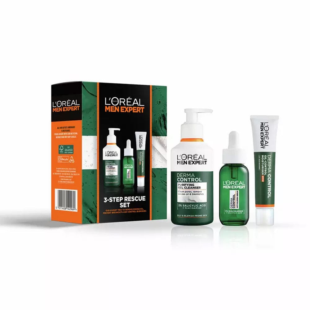 Loreal Skincare set L'Oreal Men Expert Derma Control 3-Step Rescue Set