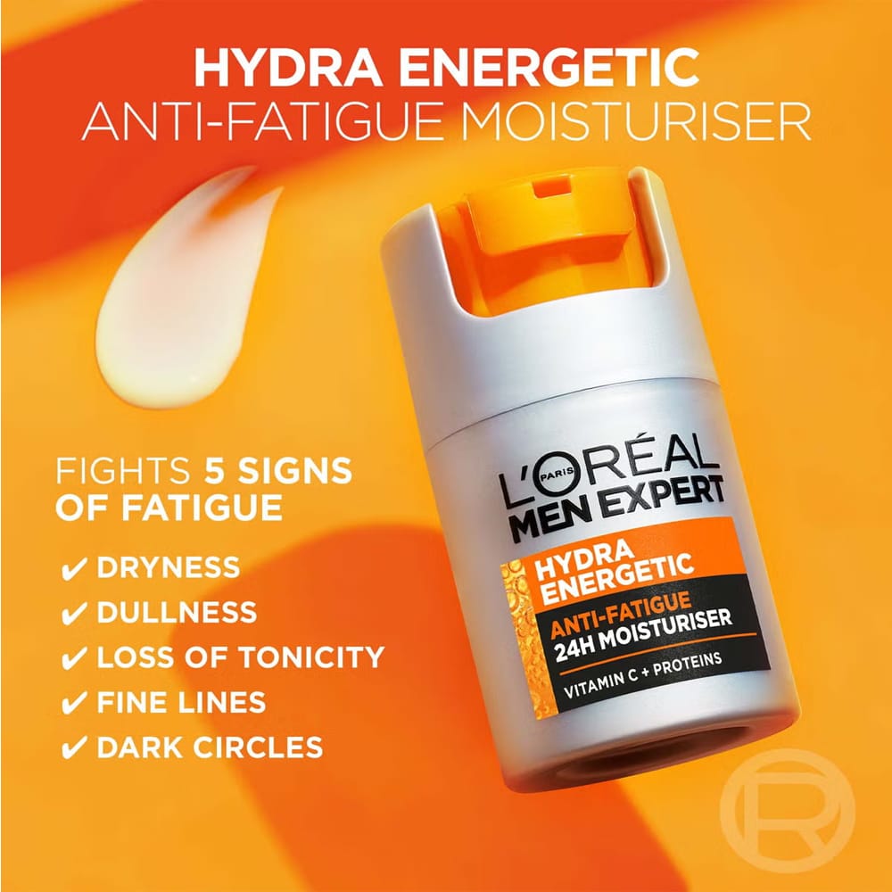 Loreal Moisturiser L'Oreal Men Expert Hydra Energetic Daily Moisturising Lotion 50ml