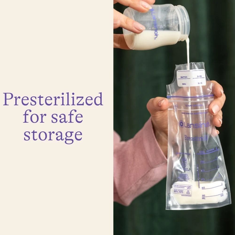 Lansinoh Breast Feeding Accessory Lansinoh Pre-Sterilised Breastmilk Storage Bags