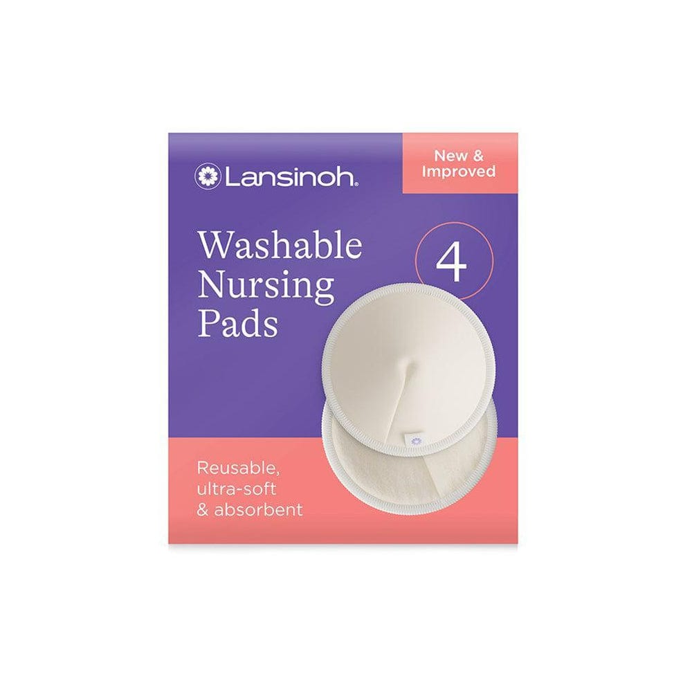 Lansinoh Breast Feeding Accessory Lansinoh Washable Nursing Pads 4 Pack
