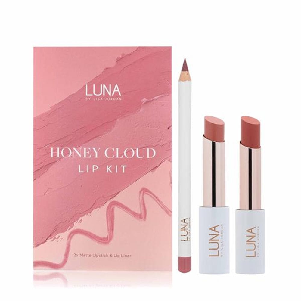 Luna Beauty Gift Set Luna By Lisa Honey Cloud Lip Kit