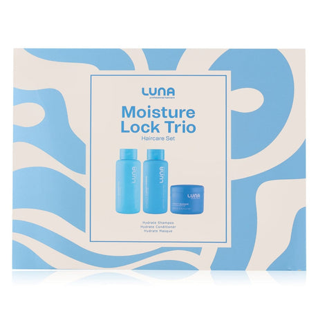 Luna Professional Haircare Haircare Set Luna Professional Hydrate Moisture Lock Trio Haircare Set