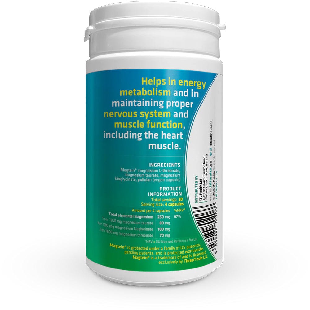 Mag365 Vitamins & Supplements MAGTrio Pure Magnesium Taurate, Bisglycinate & Threonate Capsules