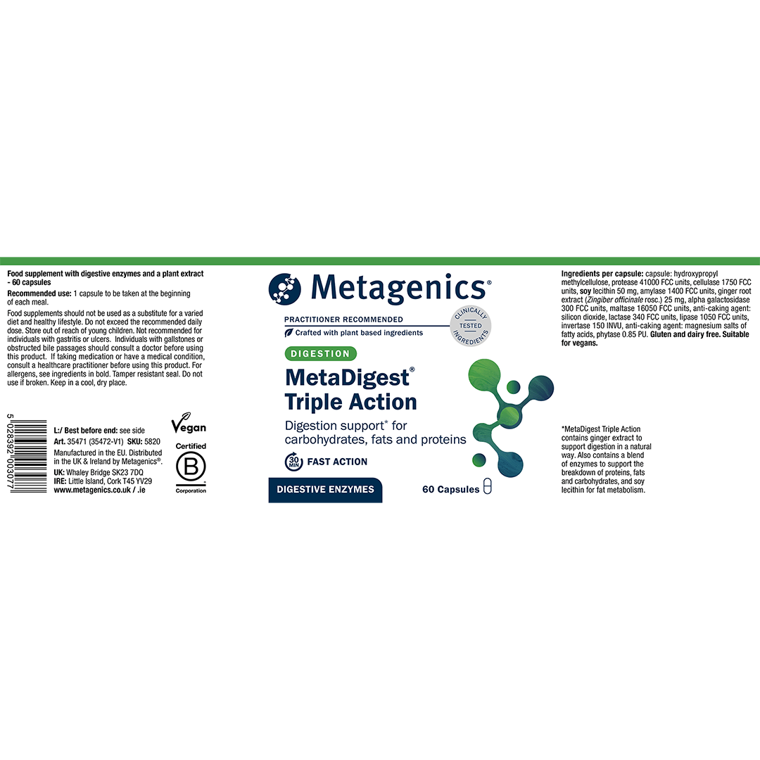 Metagenics Vitamins & Supplements Metagenics MetaDigest Triple Action