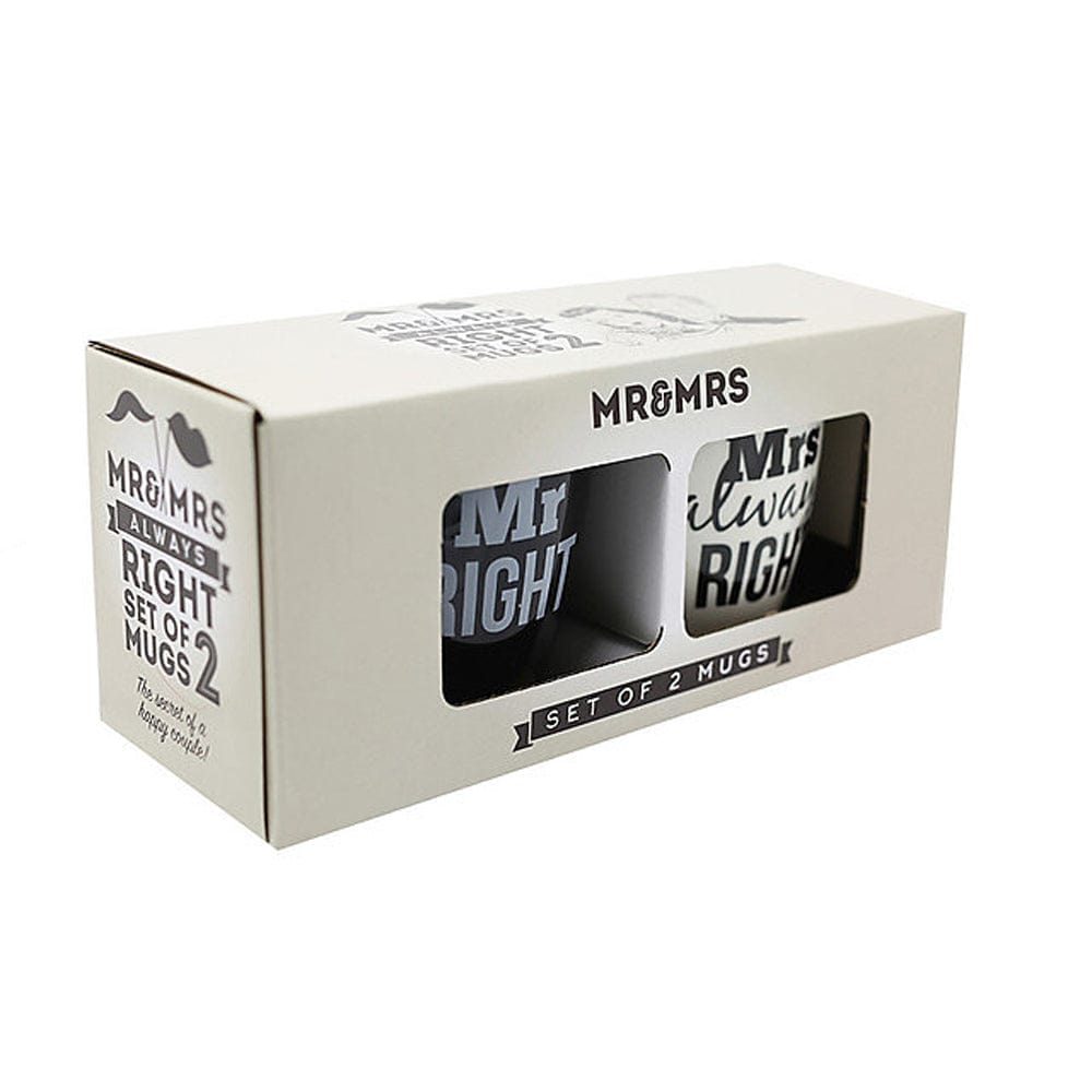 Winning Mug Set Mr and Mrs Always Right Mug Set