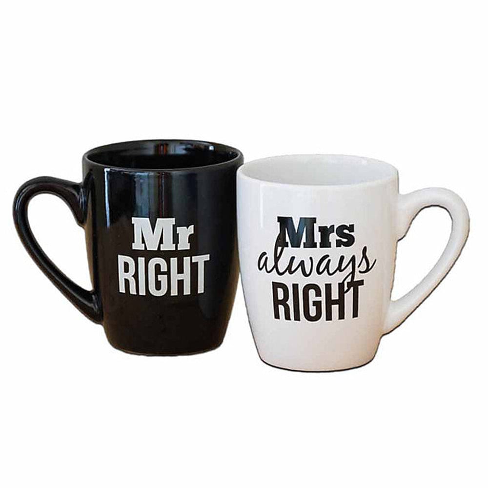 Winning Mug Set Mr and Mrs Always Right Mug Set