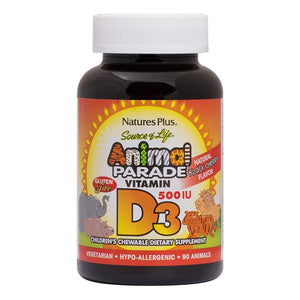 You added <b><u>Natures Plus Animal Parade Vitamin D3 500 IU Children's Chewables</u></b> to your cart.