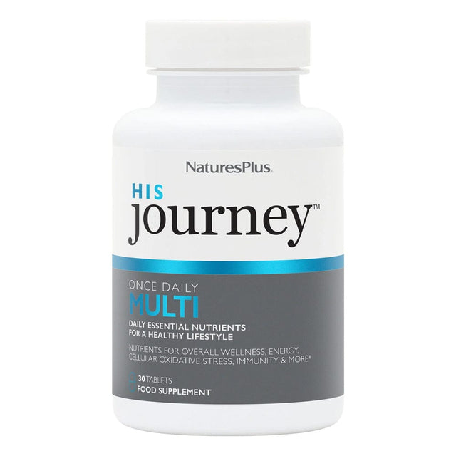 Nature's Plus Vitamins & Supplements Natures Plus His Journey Multivitamin 30 Tablets