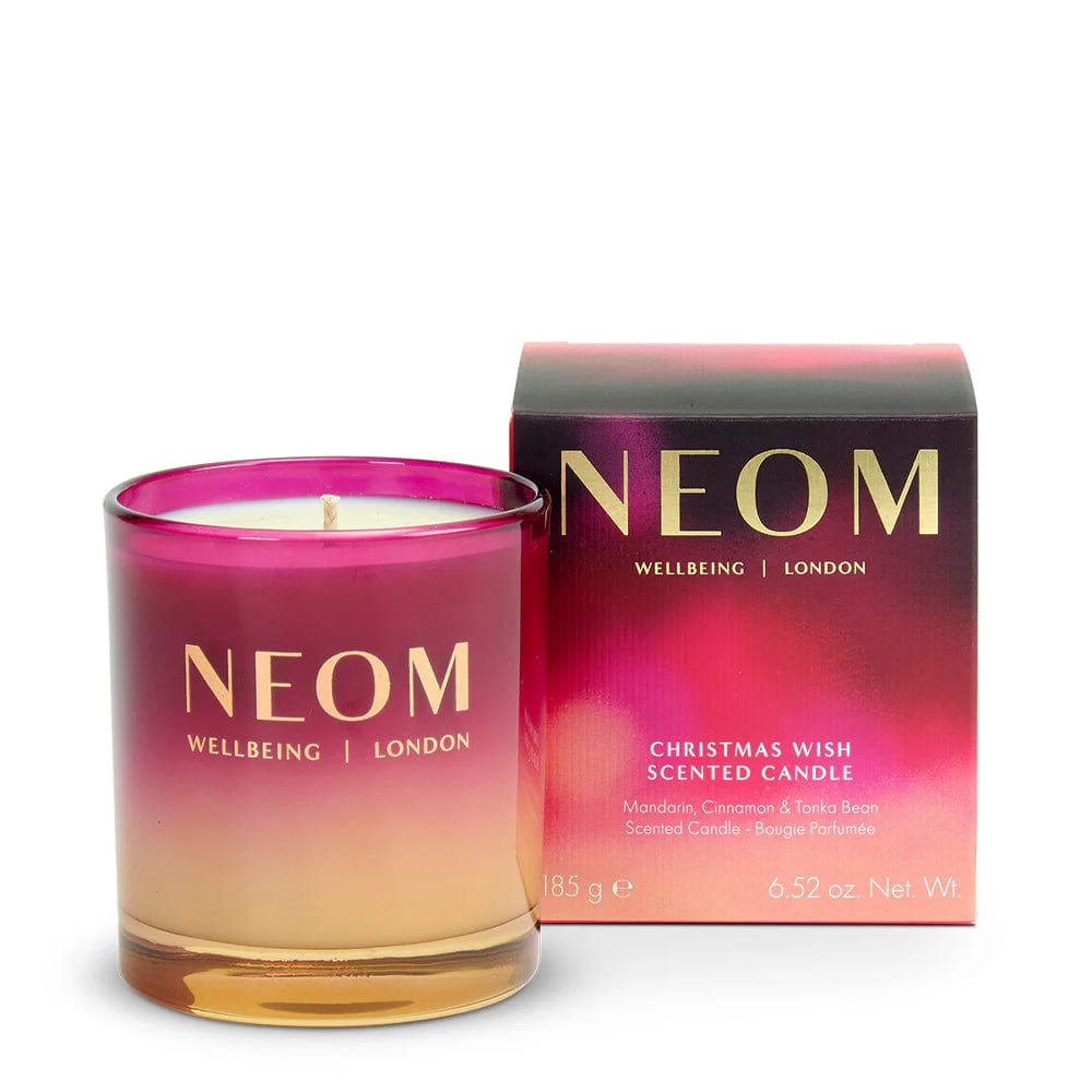 NEOM Candle 1 Wick - 185g NEOM Wellbeing Christmas Wish Scented Candle
