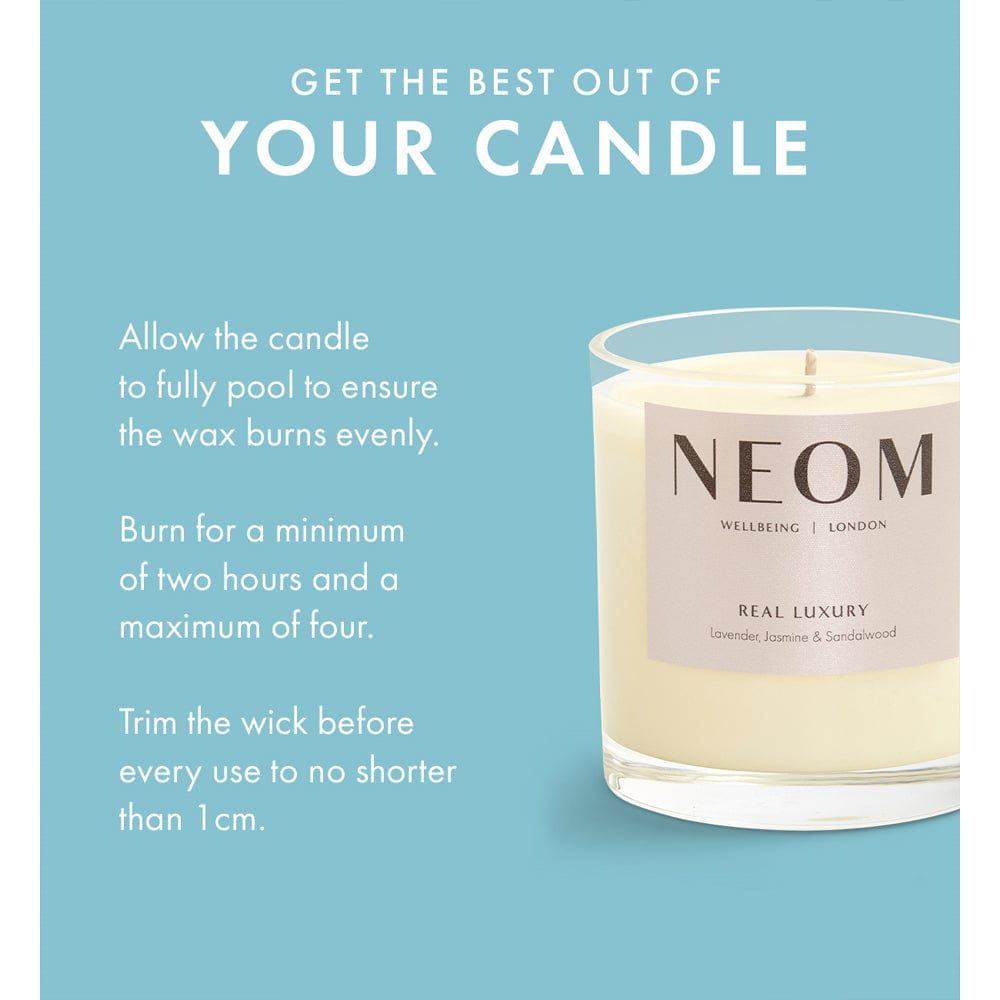 NEOM Candle NEOM Wellbeing Real Luxury Scented Candle 1 Wick