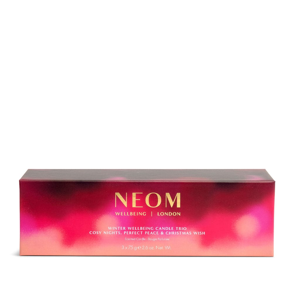 NEOM Candle Set NEOM Wellbeing Winter Wellbeing Candle Trio