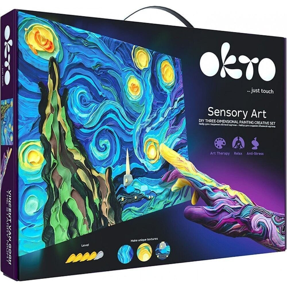Baby Republic Arts & Crafts OKTO DIY 3D Clay Painting Creative Kit - Starry Night