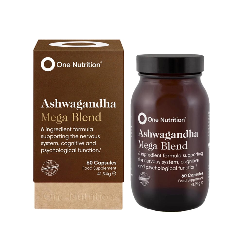 One Nutrition Vitamins & Supplements One Nutrition Ashwagandha Mega Blend 60 Capsules