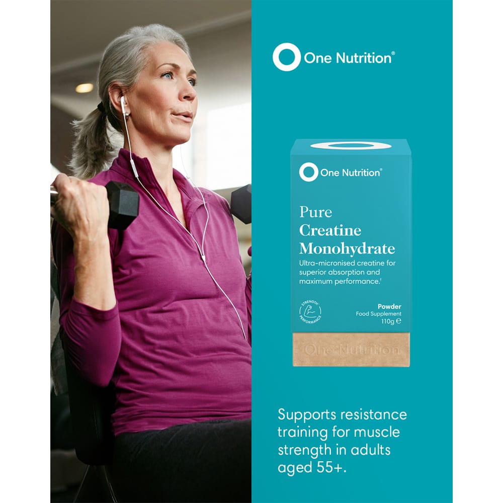 One Nutrition Vitamins & Supplements One Nutrition Pure Creatine Monohydrate Powder 110g