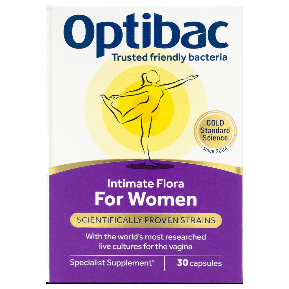 Optibac Vitamins & Supplements 30 Capsules Optibac Probiotics Intimate Flora For Woman